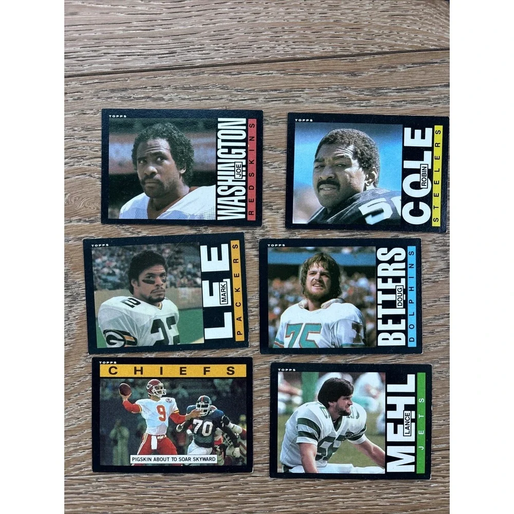 Vintage NFL Football Card Lot 80+‎ Cards Early 1990s Topps Donruss Fleer